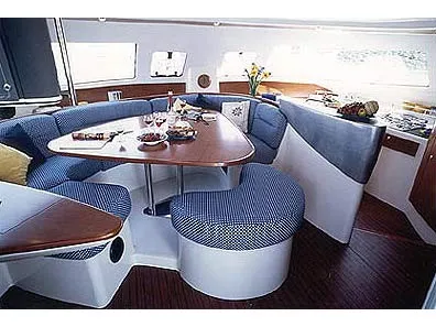 Alboran Cachaça (Cabo Verde), a Fountaine Pajot Bahia 46 catamaran at Murdeira, Cape Verde