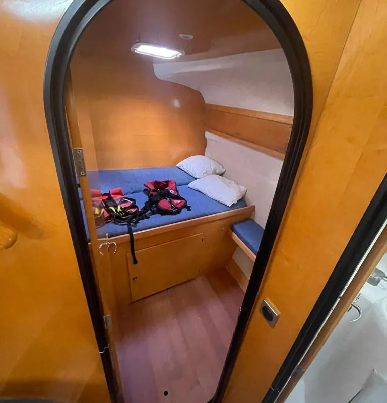 Alboran Cachaça (Cabo Verde), a Fountaine Pajot Bahia 46 catamaran at Murdeira, Cape Verde