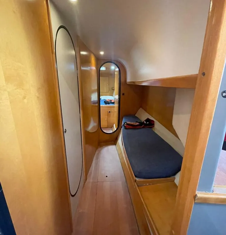 Alboran Cachaça (Cabo Verde), a Fountaine Pajot Bahia 46 catamaran at Murdeira, Cape Verde