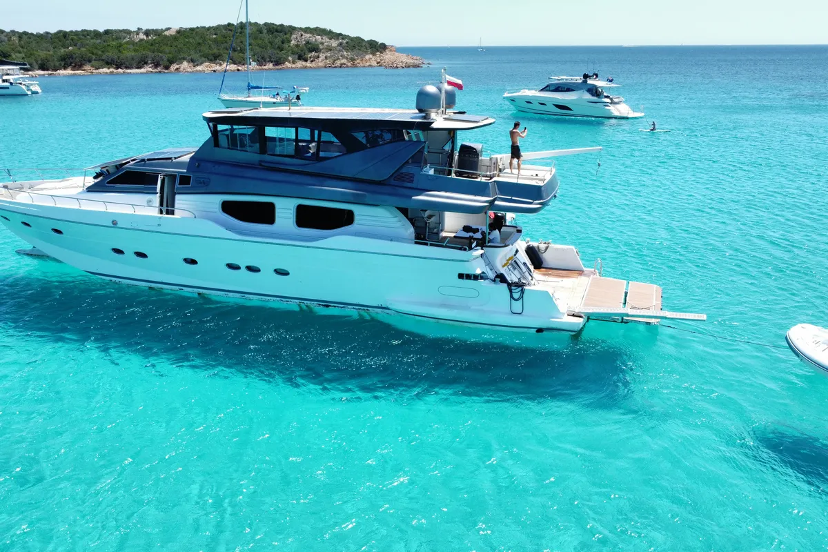 Prime, a Posillipo Technema 98 motor yacht at Cannigione, Italy