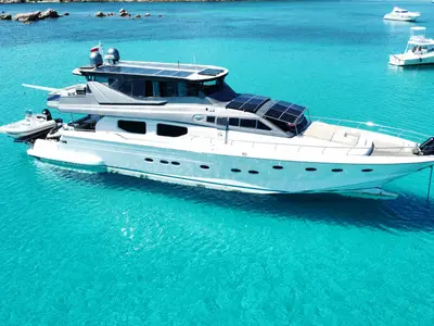 Prime, a Posillipo Technema 98 motor yacht at Cannigione, Italy