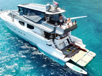 Prime, a Posillipo Technema 98 motor yacht at Cannigione, Italy