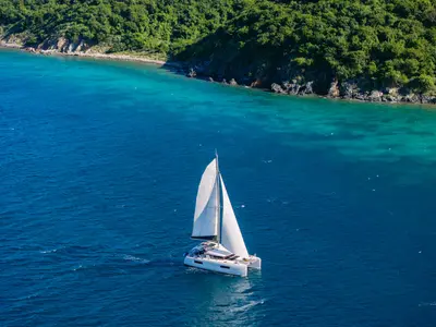 Oasis, a Lagoon 40 OW catamaran at Road Town, British Virgin Islands
