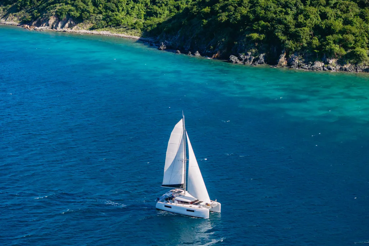Oasis, a Lagoon 40 OW catamaran at Road Town, British Virgin Islands