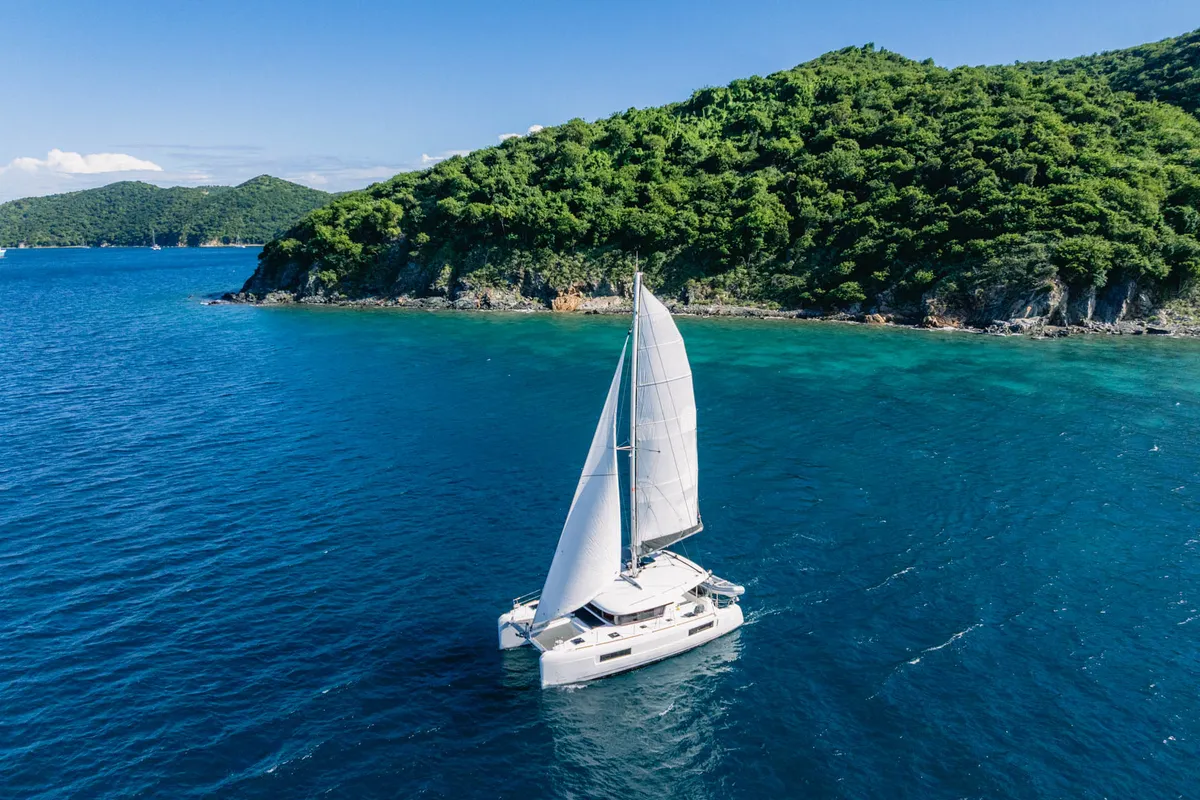 Oasis, a Lagoon 40 OW catamaran at Road Town, British Virgin Islands