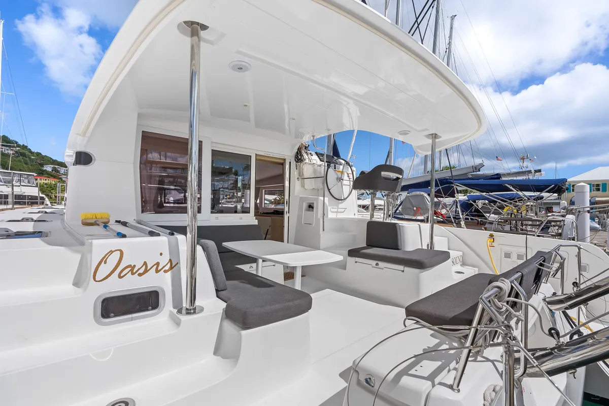 Oasis, a Lagoon 40 OW catamaran at Road Town, British Virgin Islands