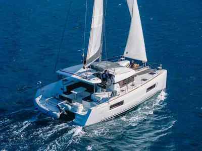 Oasis, a Lagoon 40 OW catamaran at Road Town, British Virgin Islands