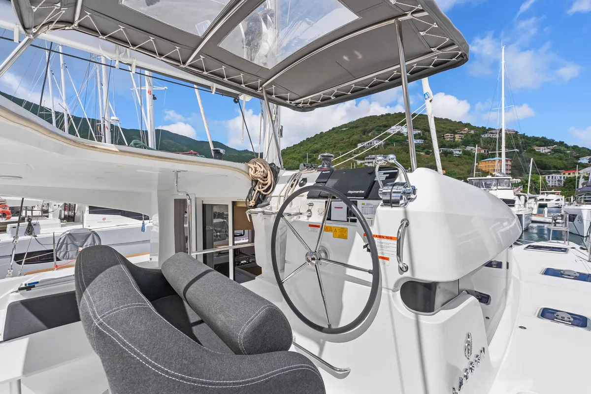 Oasis, a Lagoon 40 OW catamaran at Road Town, British Virgin Islands