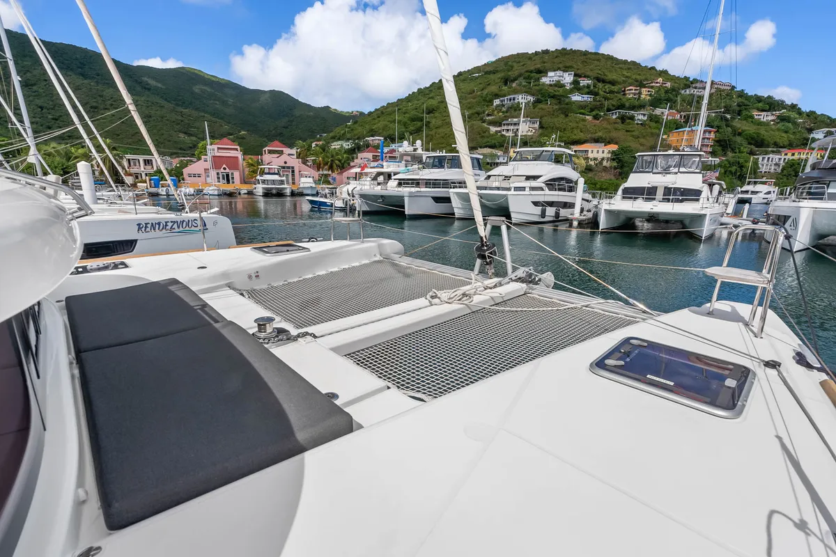 Oasis, a Lagoon 40 OW catamaran at Road Town, British Virgin Islands