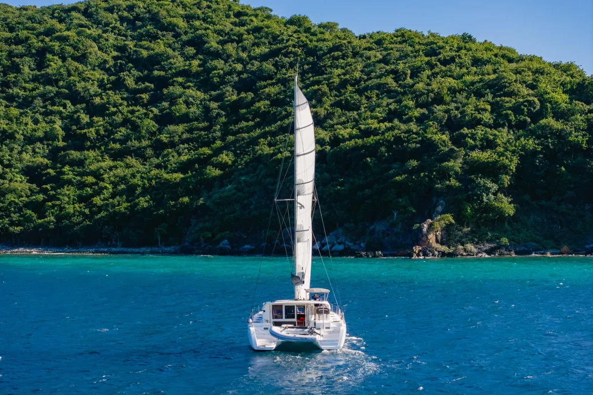 Oasis, a Lagoon 40 OW catamaran at Road Town, British Virgin Islands