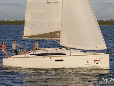 Exterior view of Freeway, a Jeanneau Sun Odyssey 349 sailboat at Grad Biograd na Moru, Croatia