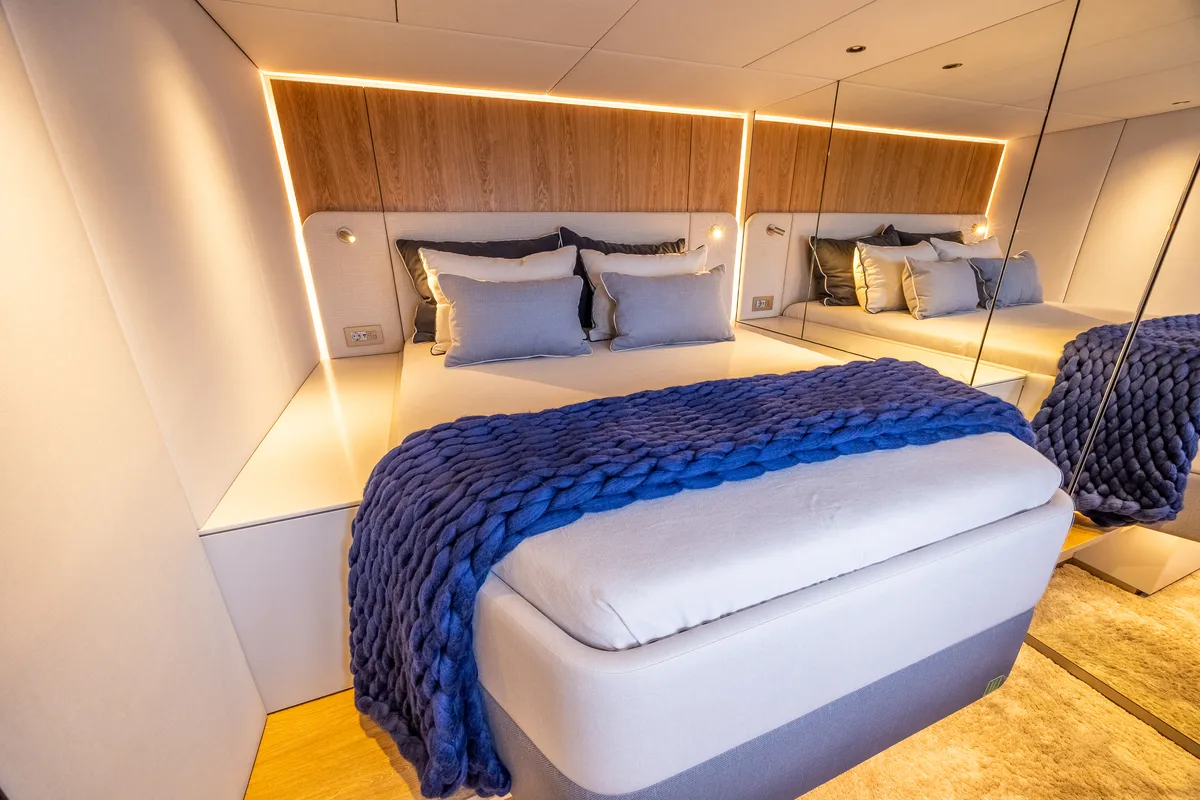 Cabin on MyMaria, a Sunreef 60 catamaran at Municipal Unit of Lefkada, Greece