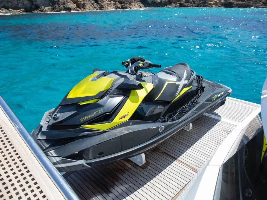 Midnight Summer Dream, a Sunseeker Manhattan 63 motor yacht at Palma de Mallorca, Spain