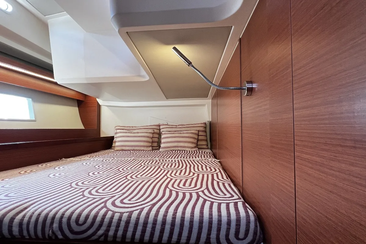 Cabin on MiR, a Hanse 548 sailboat at Fethiye, Turkey