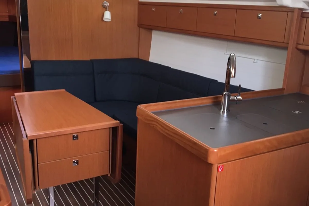 Galley of Mimi, a Bavaria Cruiser 37 sailboat at Općina Vrsar, Croatia