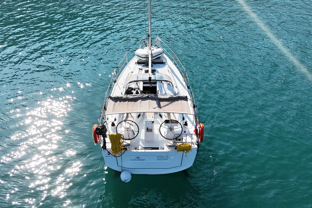 Benja, a Beneteau Oceanis 34.1 sailboat at Fethiye, Turkey