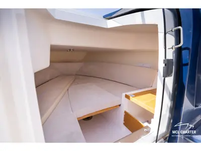Cabin on Galeon Galia 630, a motorboat at Mali Lošinj, Croatia