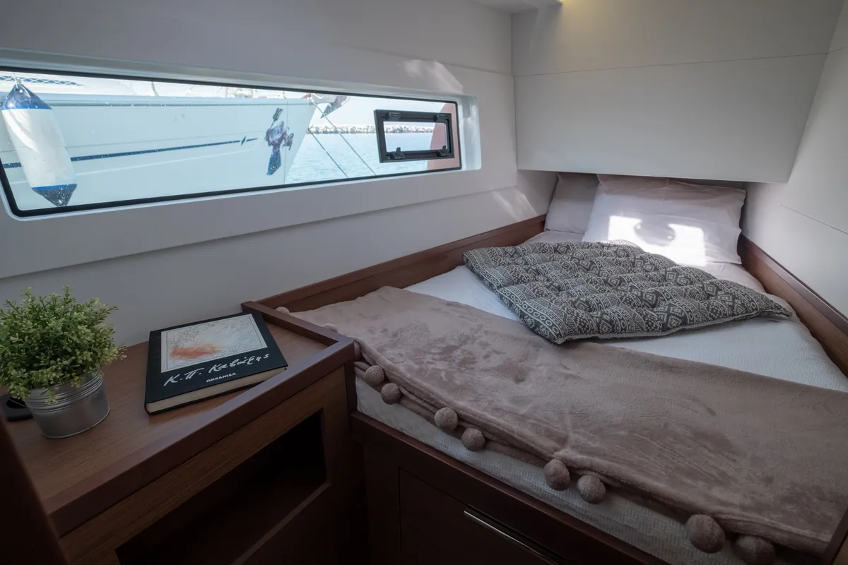 Cabin on Meliti, a Lagoon 40 catamaran at Municipal Unit of Lefkada, Greece