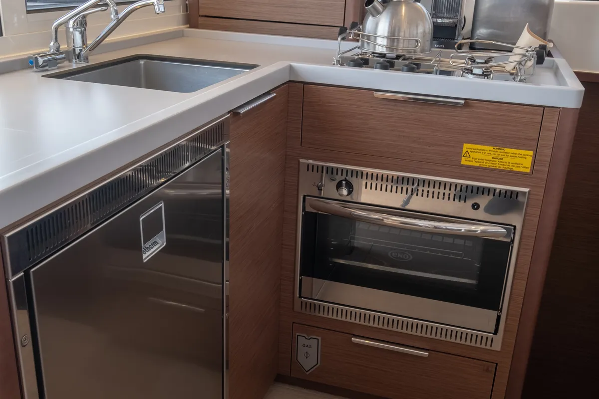 Galley of Meliti, a Lagoon 40 catamaran at Municipal Unit of Lefkada, Greece