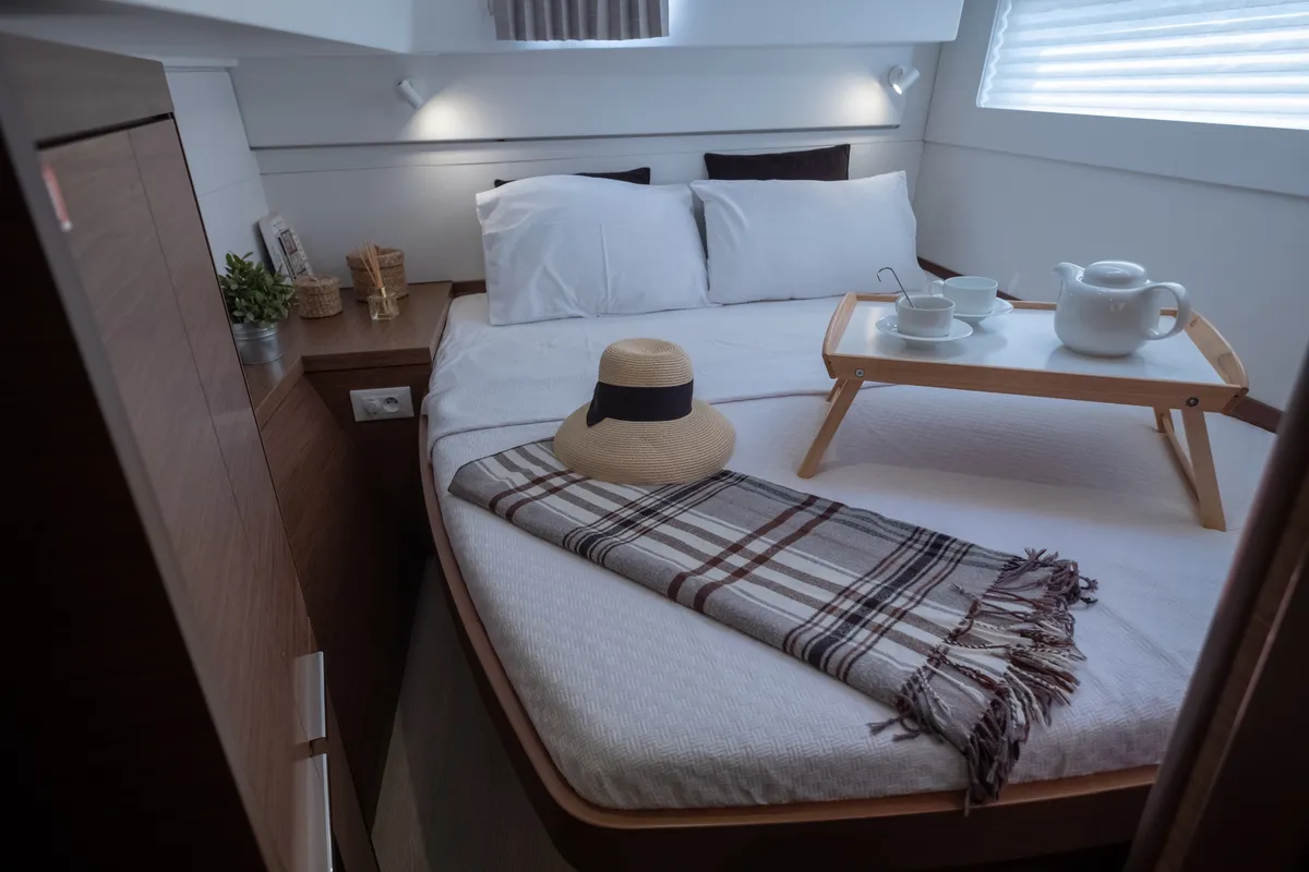 Cabin on Meliti, a Lagoon 40 catamaran at Municipal Unit of Lefkada, Greece