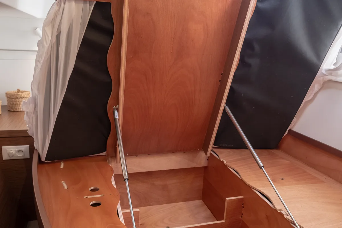 Cabin on Meliti, a Lagoon 40 catamaran at Municipal Unit of Lefkada, Greece