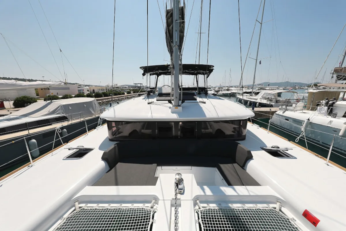 Hot Stuff, a Lagoon 450 F catamaran at Općina Sukošan, Croatia