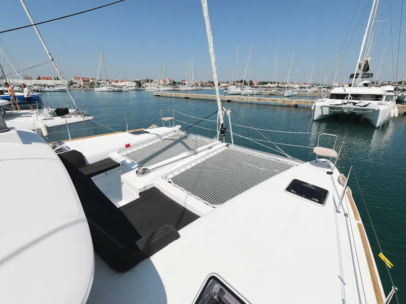 Hot Stuff, a Lagoon 450 F catamaran at Općina Sukošan, Croatia