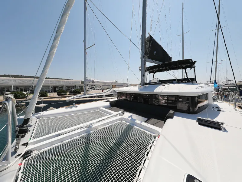 Hot Stuff, a Lagoon 450 F catamaran at Općina Sukošan, Croatia