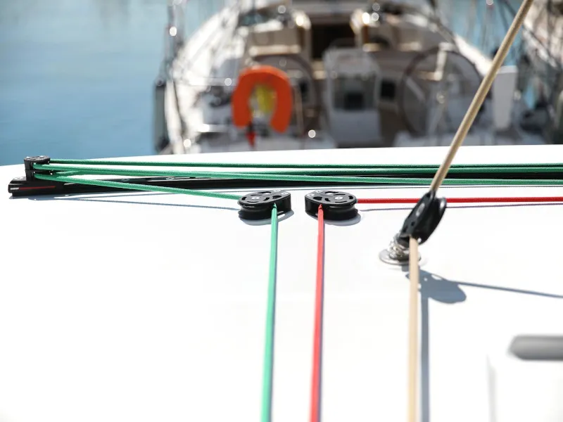 Hot Stuff, a Lagoon 450 F catamaran at Općina Sukošan, Croatia