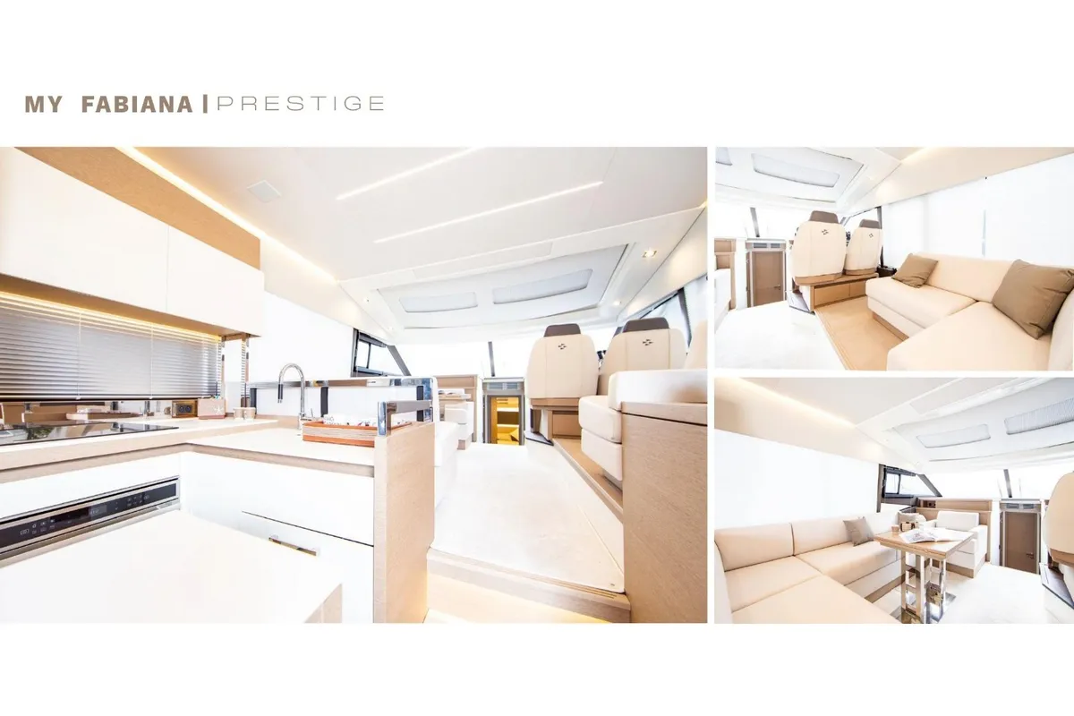 Fabiana, a Prestige 520 motorboat at Pozzuoli, Italy