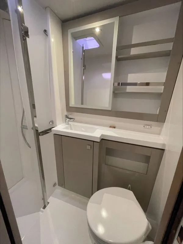 Head on Feeling Knotty, a Fountaine Pajot Tanna 47 catamaran at Charlotte Amalie, United States