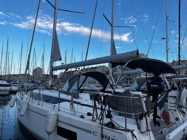 Black Pearl, a Bavaria C38 sailboat at Marseille, France