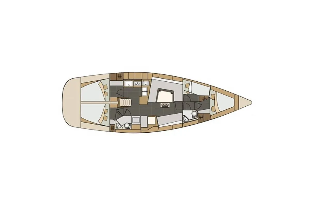 Mirakul, a Elan Impression 45 sailboat at Vodice, Croatia
