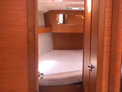 Cabin on Arya, a Dufour 390 sailboat at Palermo, Italy