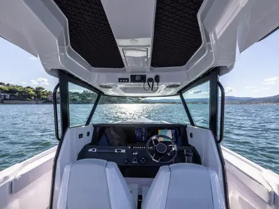 Matija, a Axopar 29 CCX motorboat at Seget Donji, Croatia