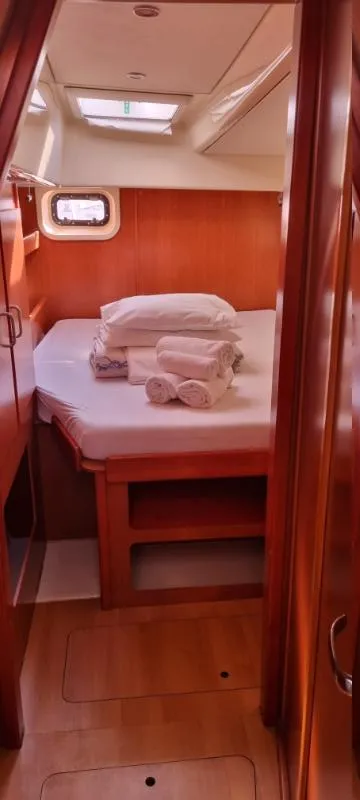 Cabin on What Else, a Leopard 44 catamaran at Tribunj, Croatia