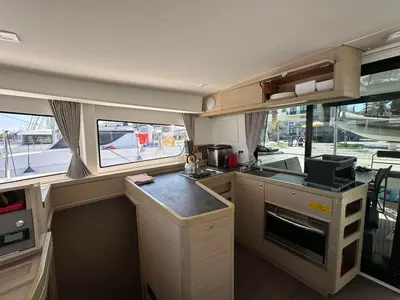 Galley of Magellan, a Lagoon 42 catamaran at Municipal Unit of Lefkada, Greece