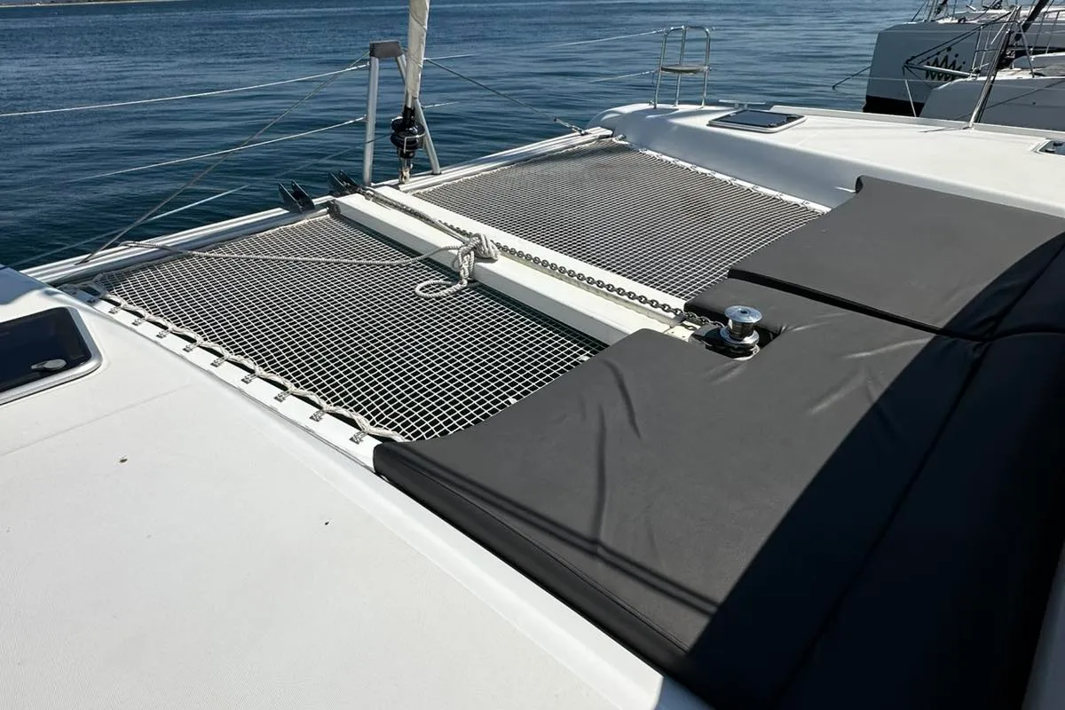 Deck of Magellan, a Lagoon 42 catamaran at Municipal Unit of Lefkada, Greece