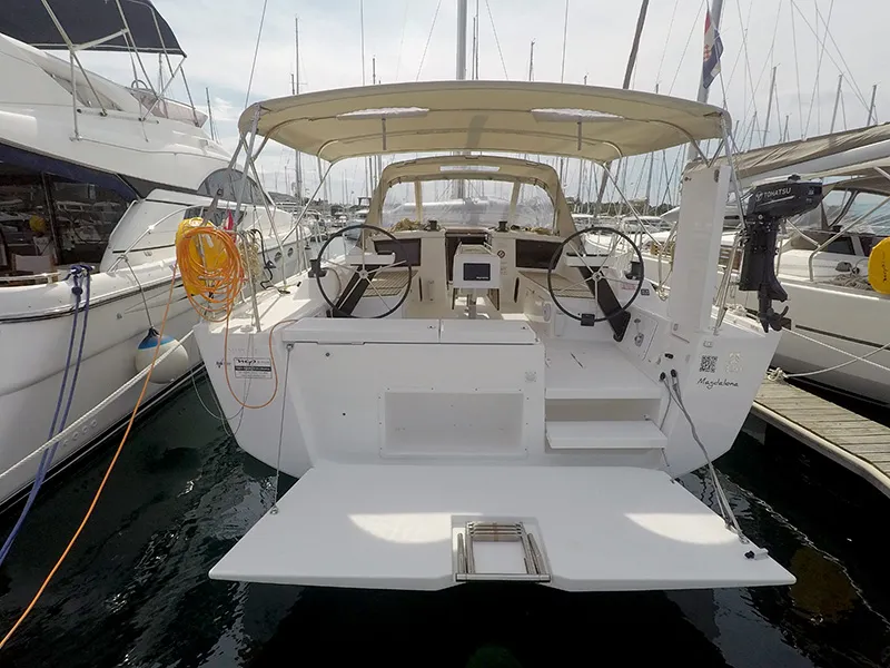 Magdalena, a Dufour 430 GL sailboat at Grad Šibenik, Croatia