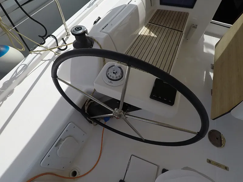 Magdalena, a Dufour 430 GL sailboat at Grad Šibenik, Croatia