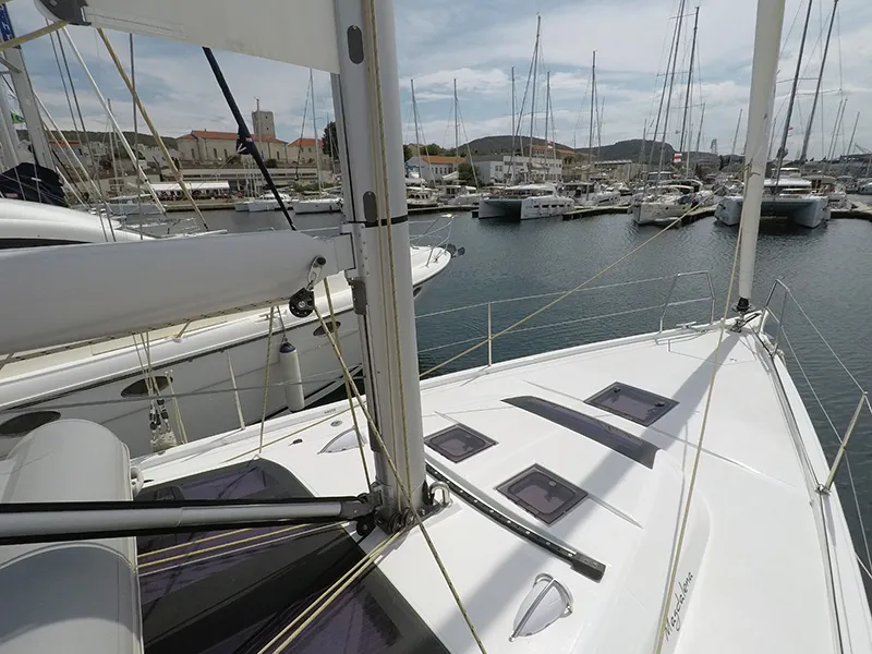 Magdalena, a Dufour 430 GL sailboat at Grad Šibenik, Croatia