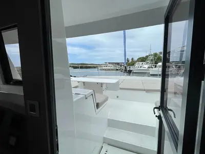 Salon of Seven Stars BVI, a Bali 4.8 catamaran at Road Town, British Virgin Islands
