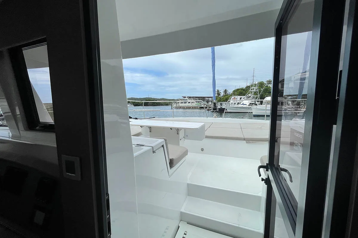 Salon of Seven Stars BVI, a Bali 4.8 catamaran at Road Town, British Virgin Islands