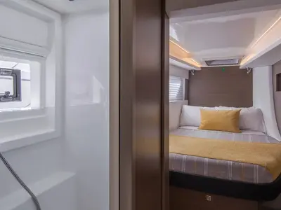 Head on Moorings 4200/4 Exclusive Plus, a Leopard 42 catamaran at Općina Marina, Croatia