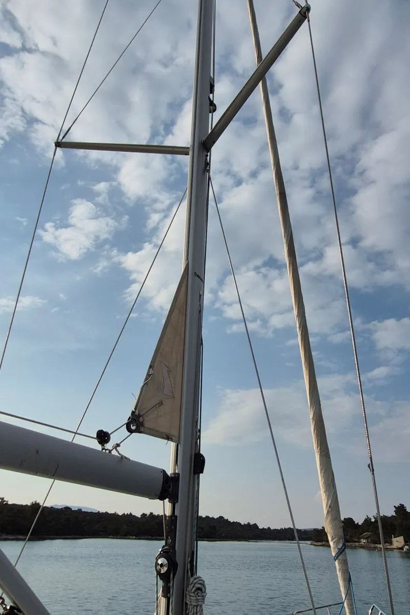 Shamal, a Elan Impression 40 sailboat at Punat, Croatia