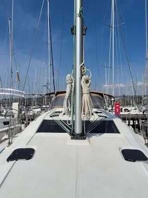 Shamal, a Elan Impression 40 sailboat at Punat, Croatia