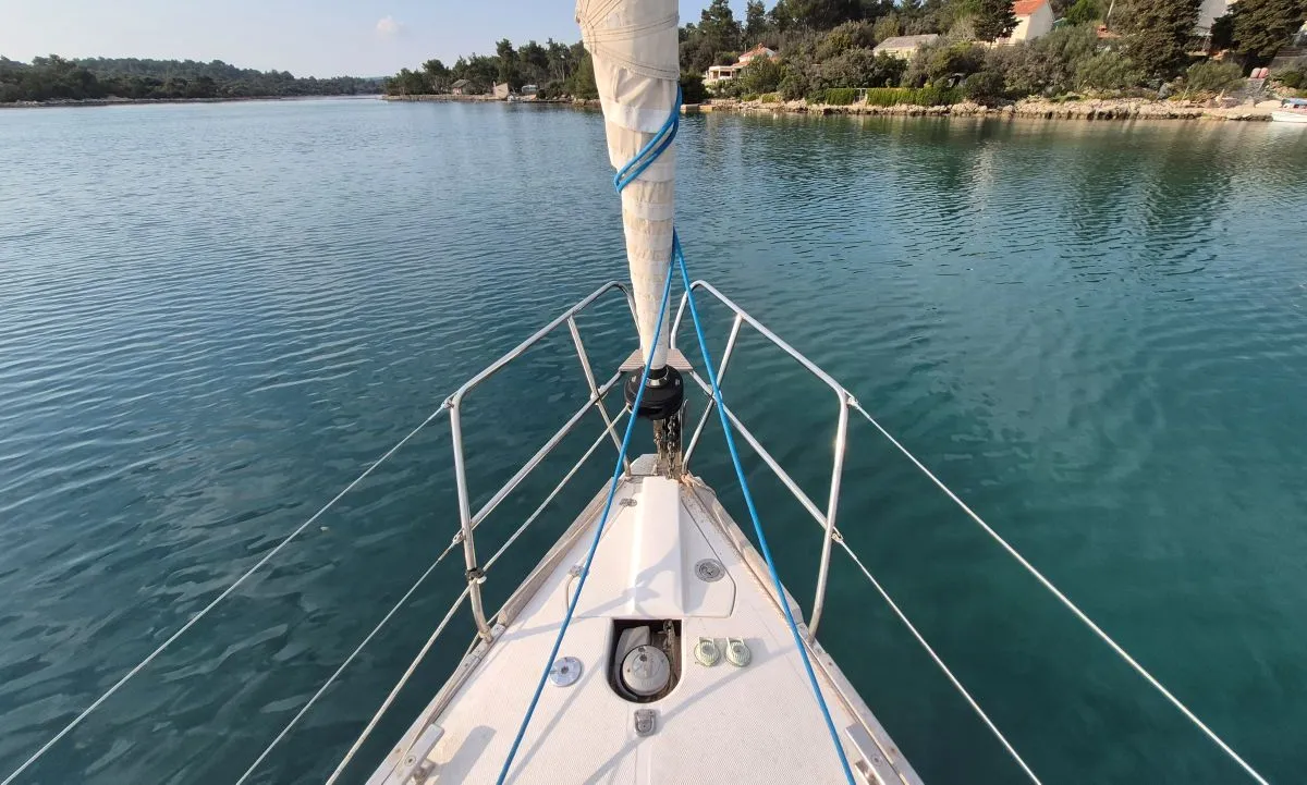 Shamal, a Elan Impression 40 sailboat at Punat, Croatia