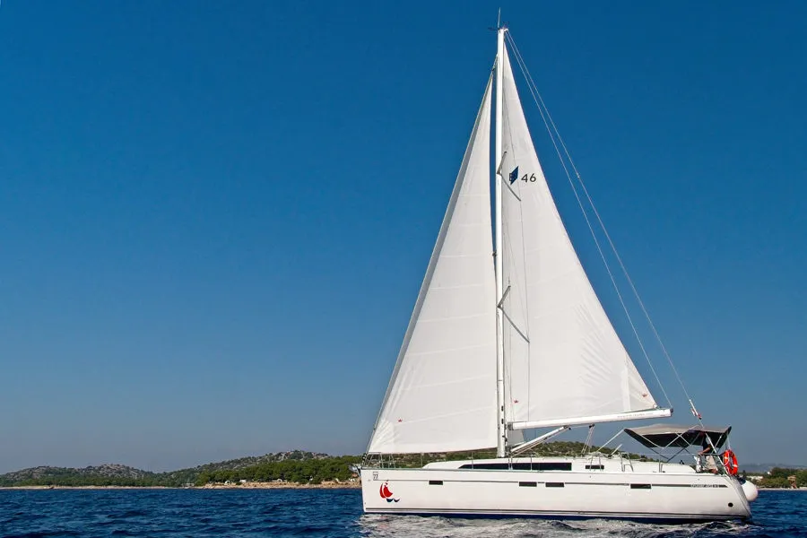 Bavaria Cruiser 46, a sailboat at Murter, Croatia