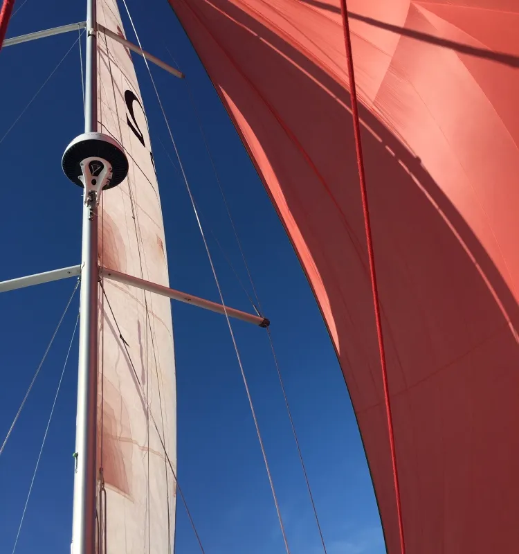 Omega, a Beneteau Oceanis 38 sailboat at Grad Biograd na Moru, Croatia