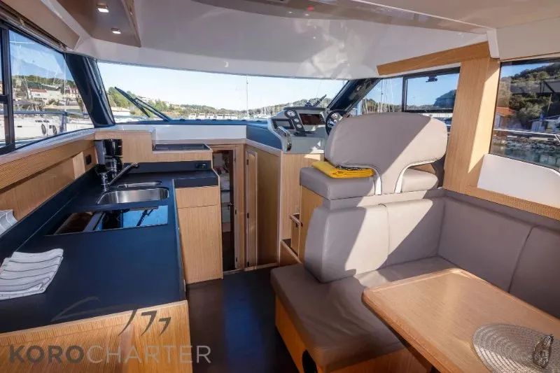 Alexander, a Bavaria Virtess 420 Fly motor yacht at Punat, Croatia